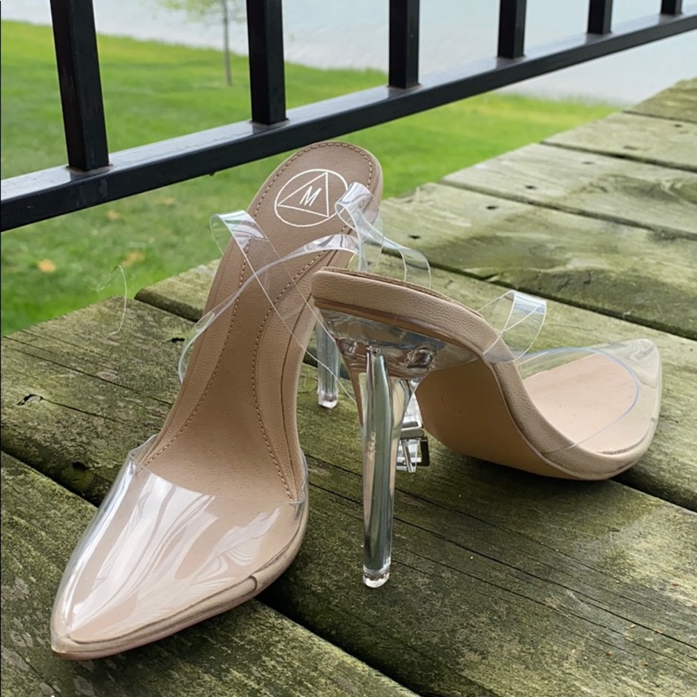 BRAND NEW Nude Clear Shoes